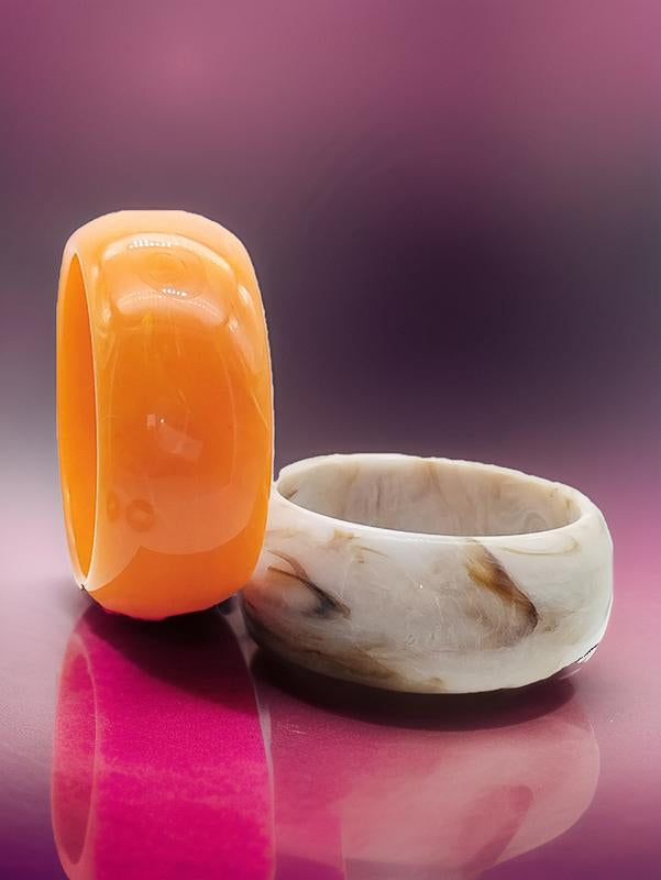 Acrylic Bracelet, White Marmol Texture Bangle, Bold, Chunky, Women Jewelry, Boho Chic, Gifts