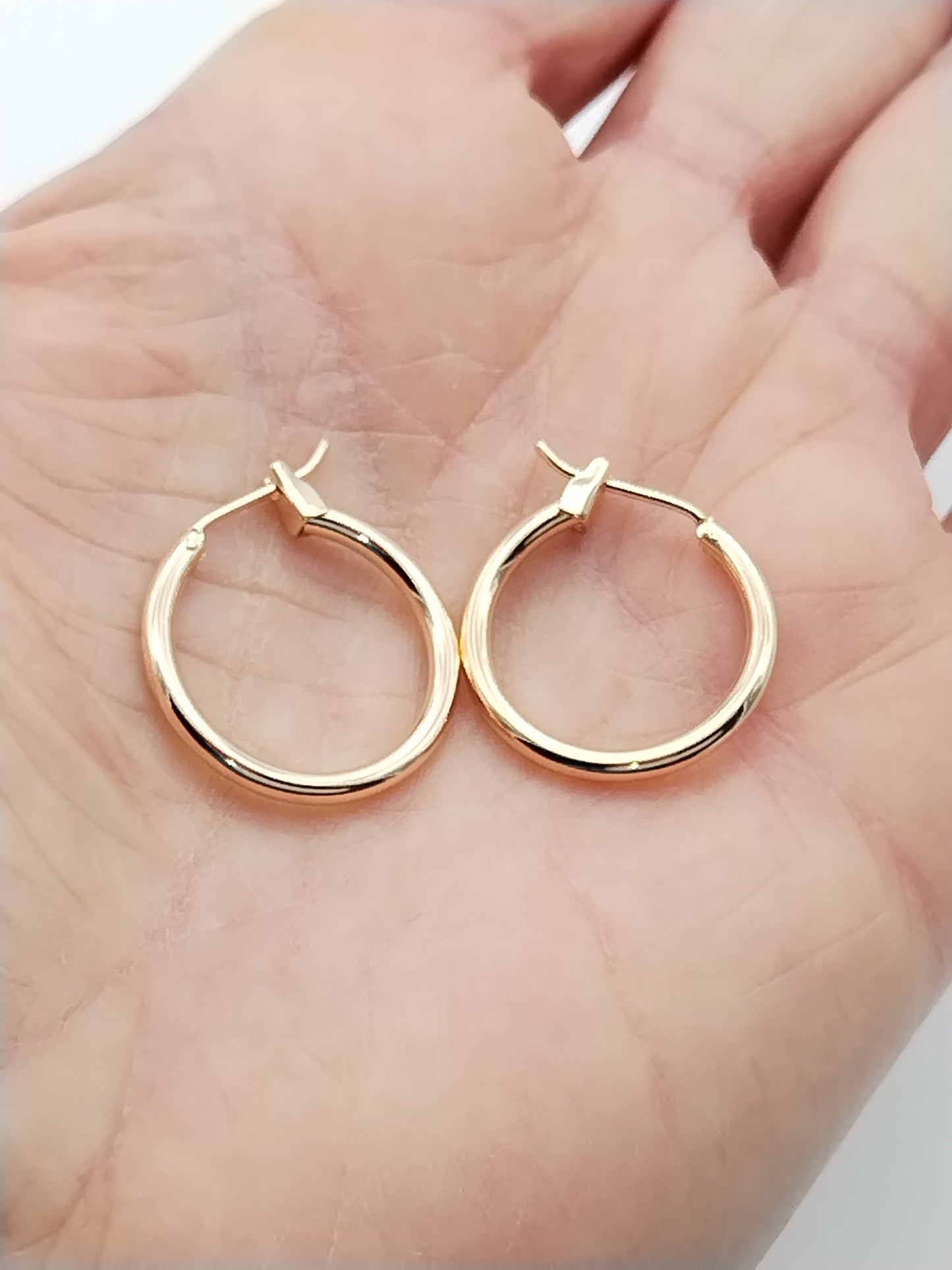 Classic Gold Hoop Earrings, Classy Jewelry, Minimalist Hoops,