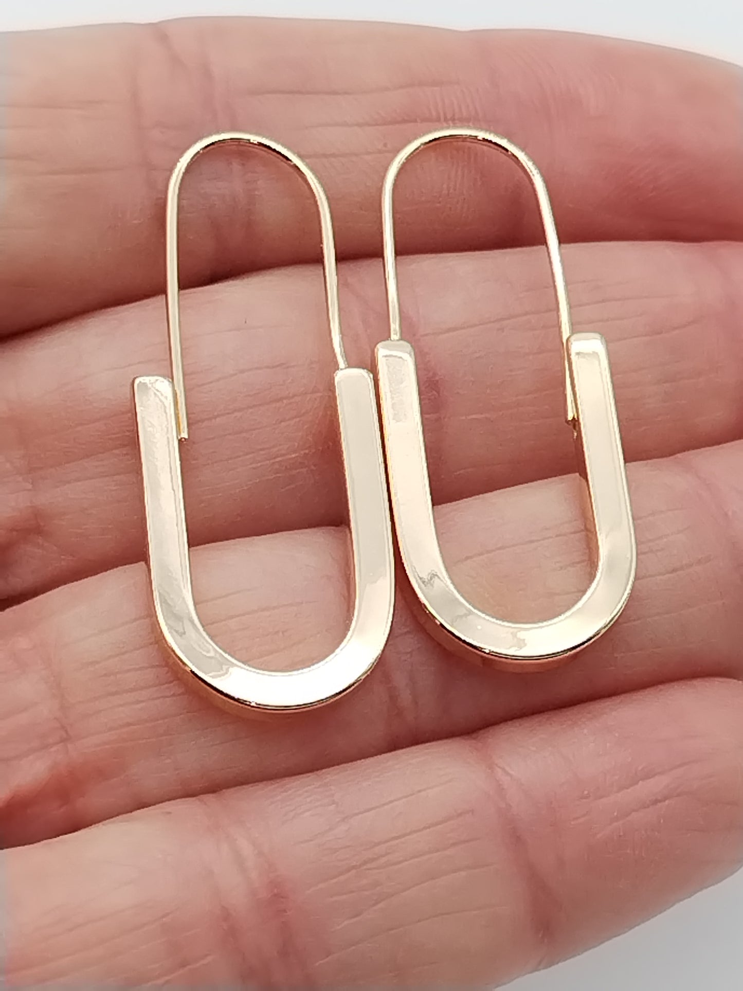 Pendientes Candado Oro, Aros Largos, Joyas Mujer, Regalos para Ella