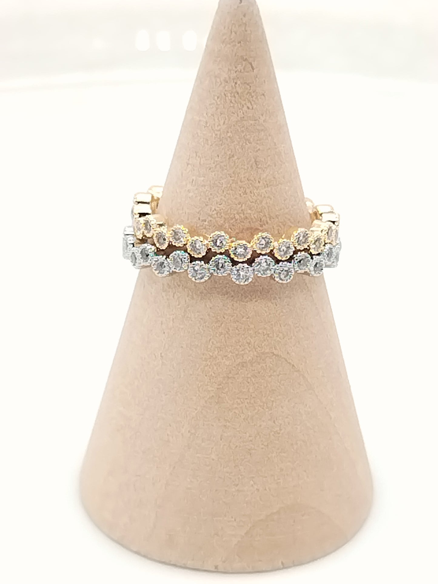 Dainty Silver Ring, Eternity CZ Ring, Feminine Jewelry, Elegant, Women, Stackable (Copy)