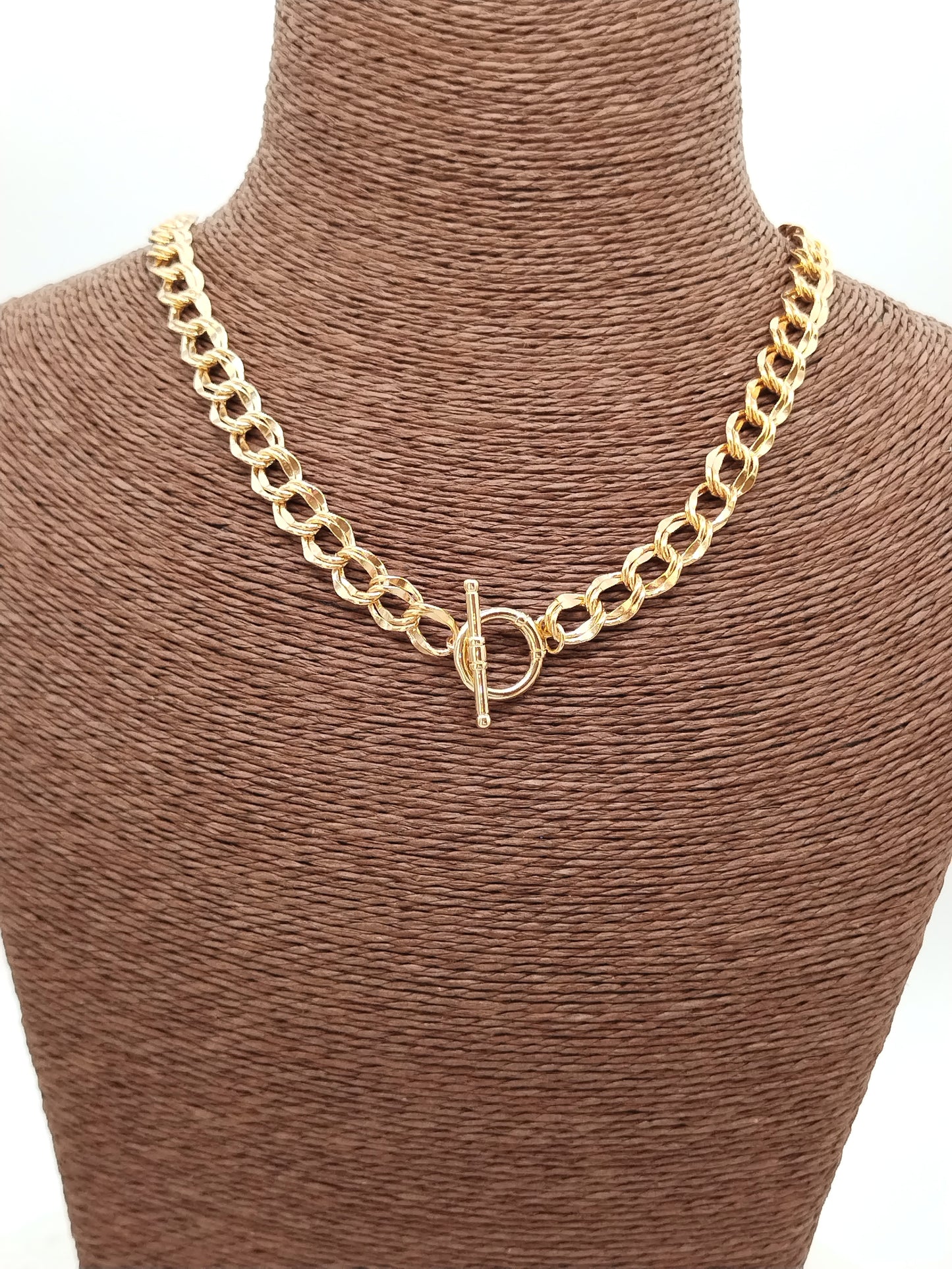 Chunky Gold Necklace, Curb Chain Choker, Trendy Affordable Jewelry, Christmas Gifts, For Her