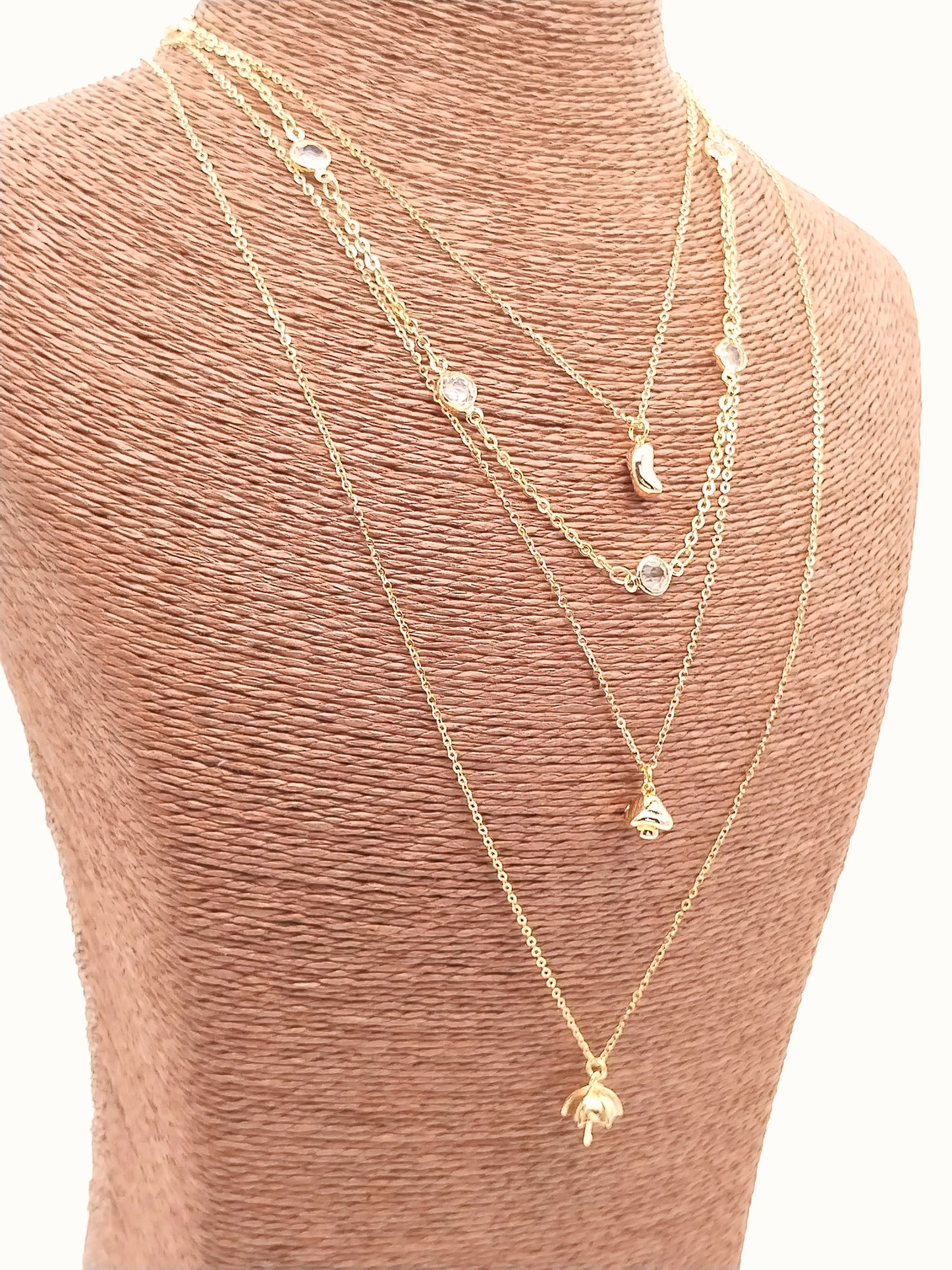 Satellite Crystal Necklace, Gold Crystal Choker, Affordable Jewelry, Christmas Gifts, For Woman, Girls, Dainty