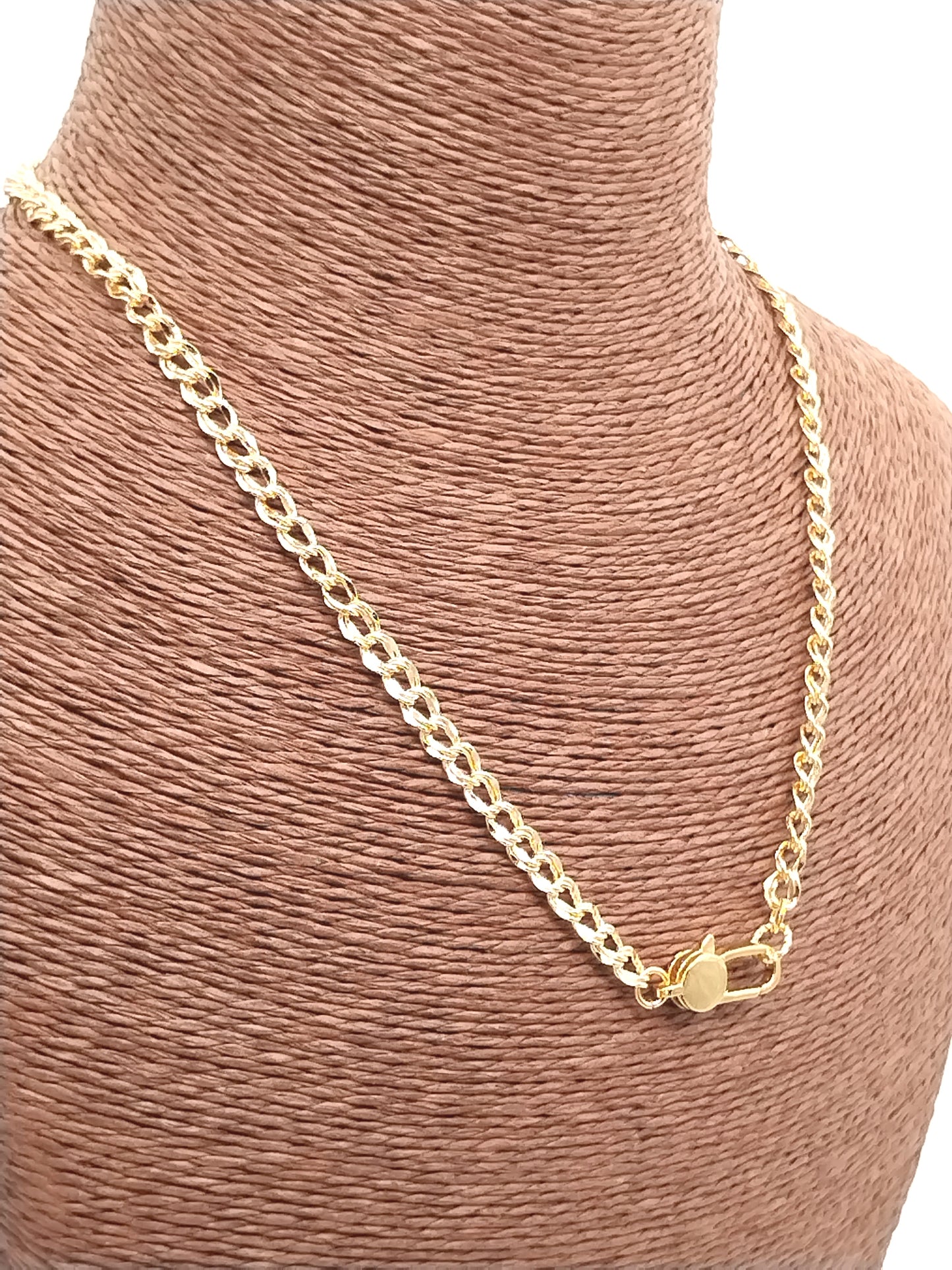 Chunky Chain Necklace, 18k Gold Plated Choker, Trendy Women Jewelry, Gift, Holidays, Classy