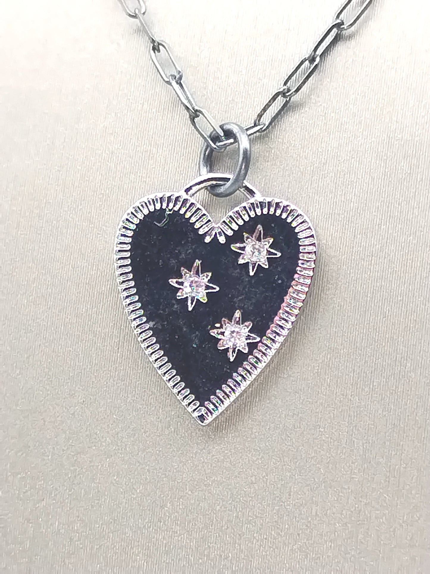 Gargantilla de corazón de plata, collar con dije de plata esterlina, joyería elegante y de moda, regalo para mujeres