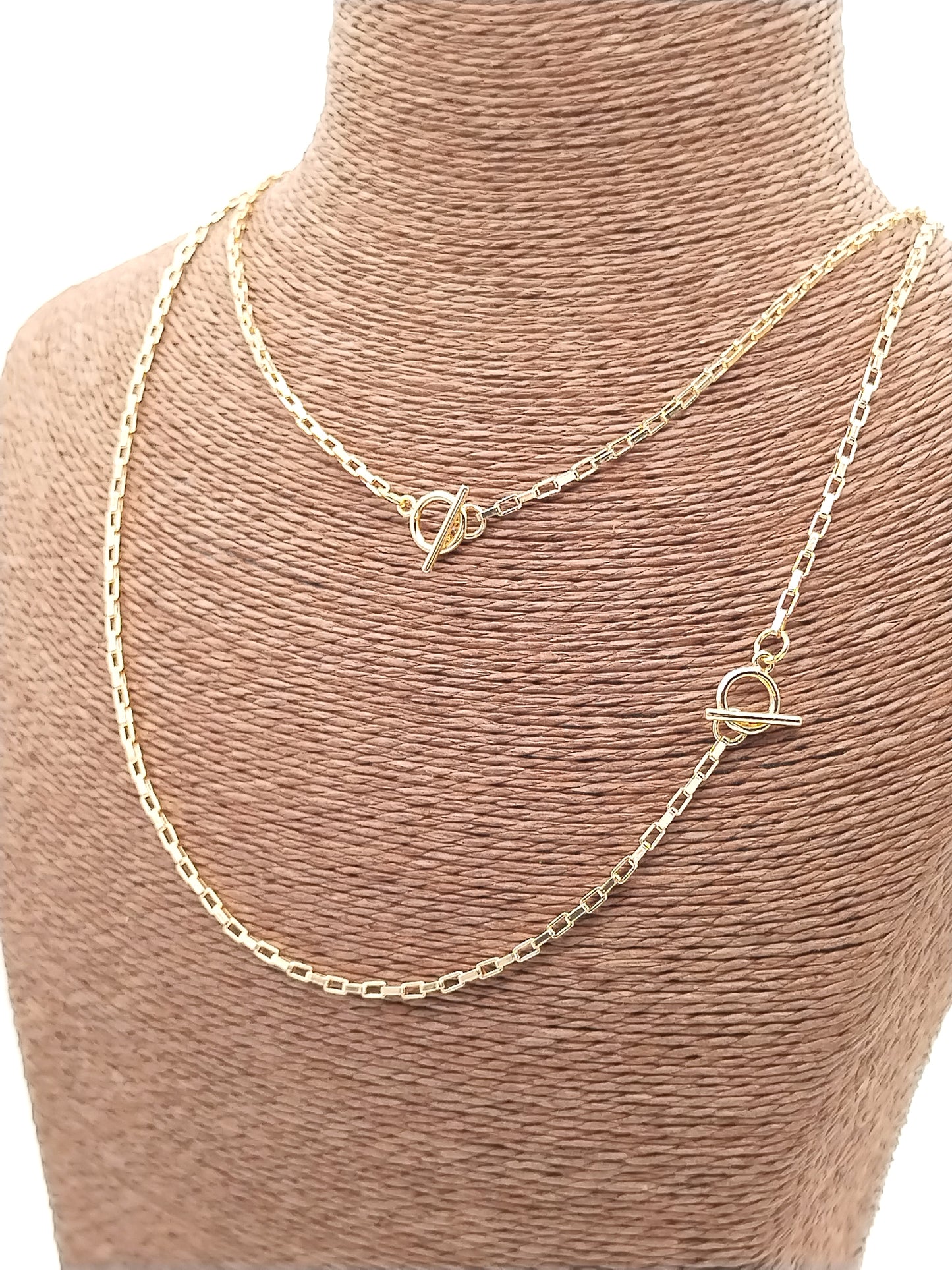 Delicate Gold Box Chain Necklace, Valentine´s Gift, Stackable, Trendy Jewelry, Minimal, For Her, For Him