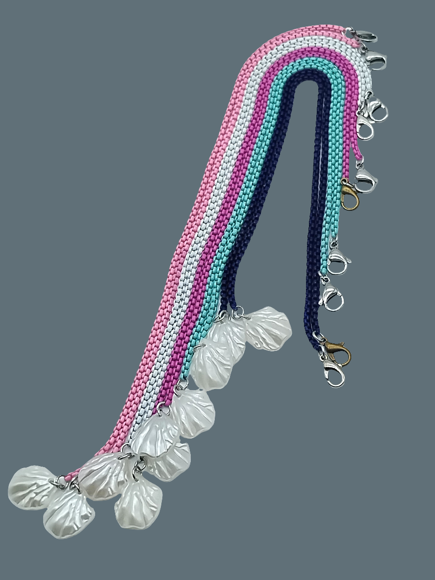 Marineblaue Fußkettchen, Muschelanhänger, Sommeraccessoires, Strand, Fußarmbänder, Frauen, Mädchen, Schmuck,