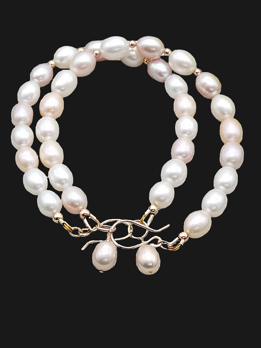 Fresh Water Pearl Bracelets, 14k Rose / Yellow Gold Filled