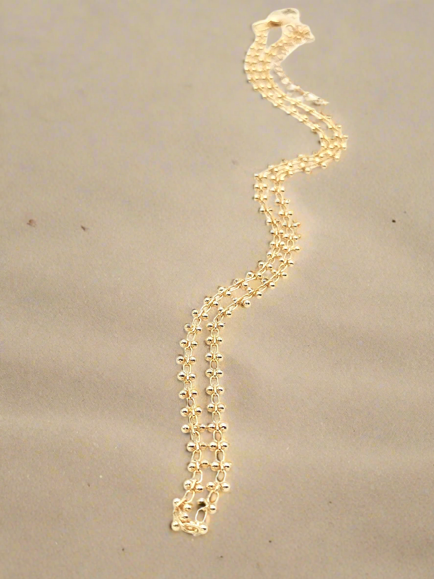 Gold Chain Choker, Trendy Necklace, Gift, Stackable, Minimal Jewelry, Women